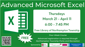 Advanced Excel March Flyer