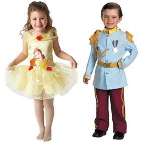 Young Children Dressed Up as Disney Characters