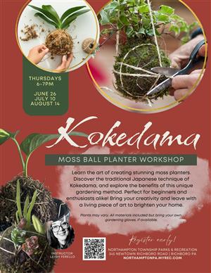 Kokedama Adult Art Class