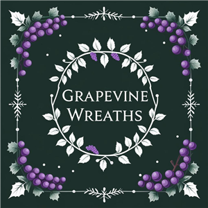 Grapevine Winter Season Door Wreath