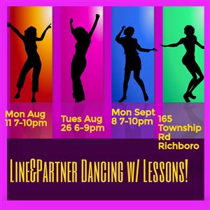Line and Partner Dancing with Lessons