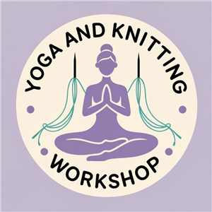 Yoga and Knitting Logo