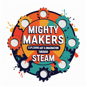 Mighty Makers: Exploring Art & Imagination Through STEAM Logo