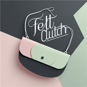 Felt Clutch Logo