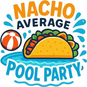 Nacho Average Pool Party Logo