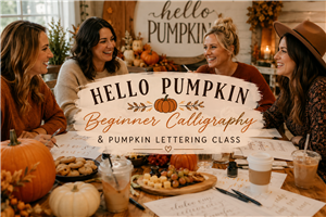 Hello Pumpkin Calligraphy class