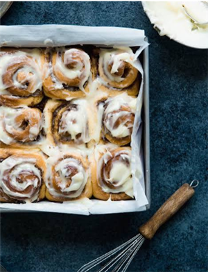 Cinnamon Rolls in a Pan