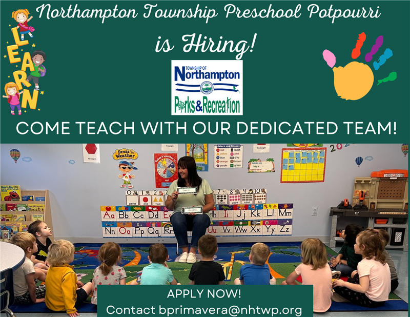 Northampton Township Parks & Recreation News